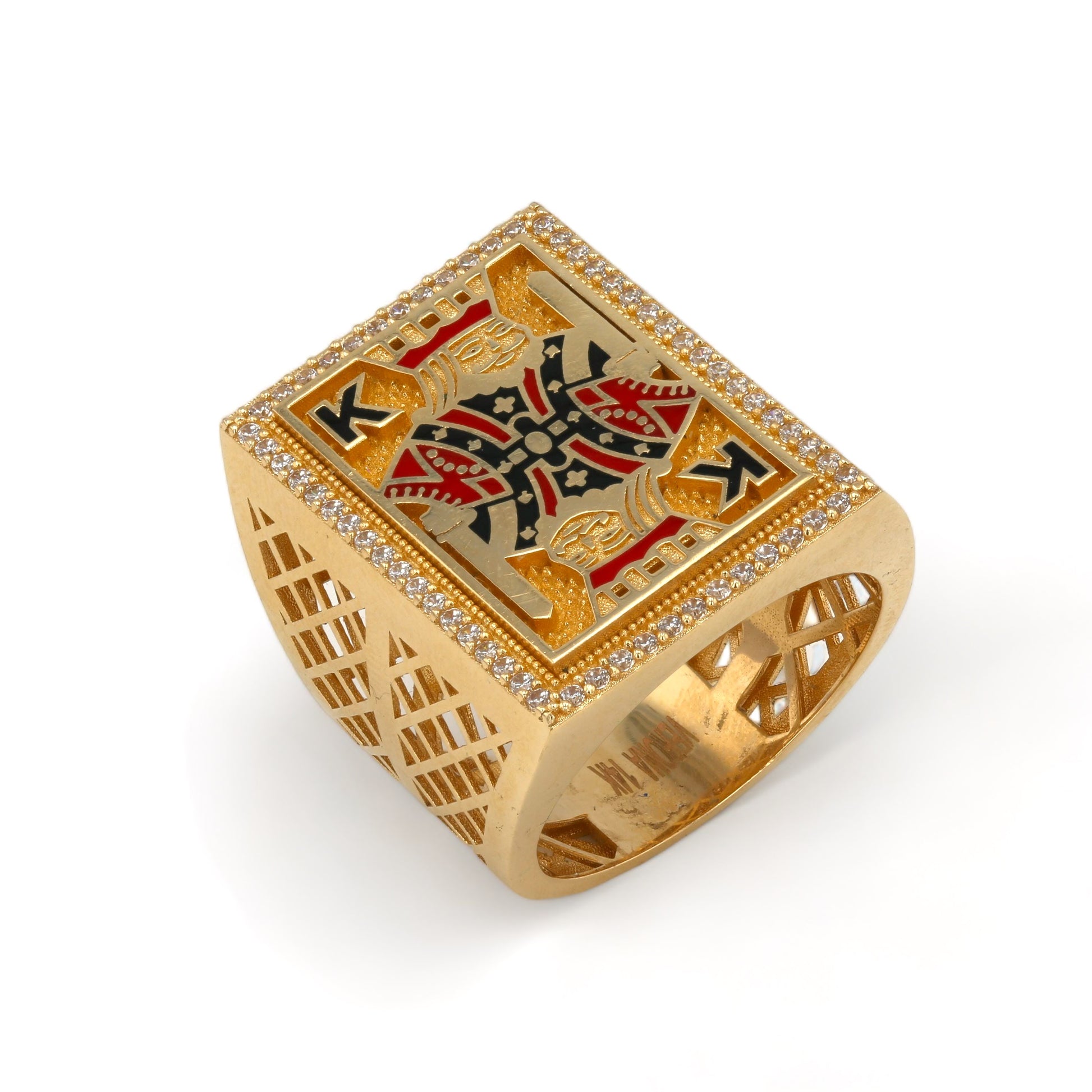 14Kt Gold Carta Ring