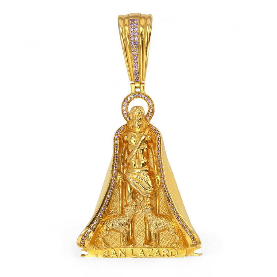 10Kt Gold S. Lazaro Pendant