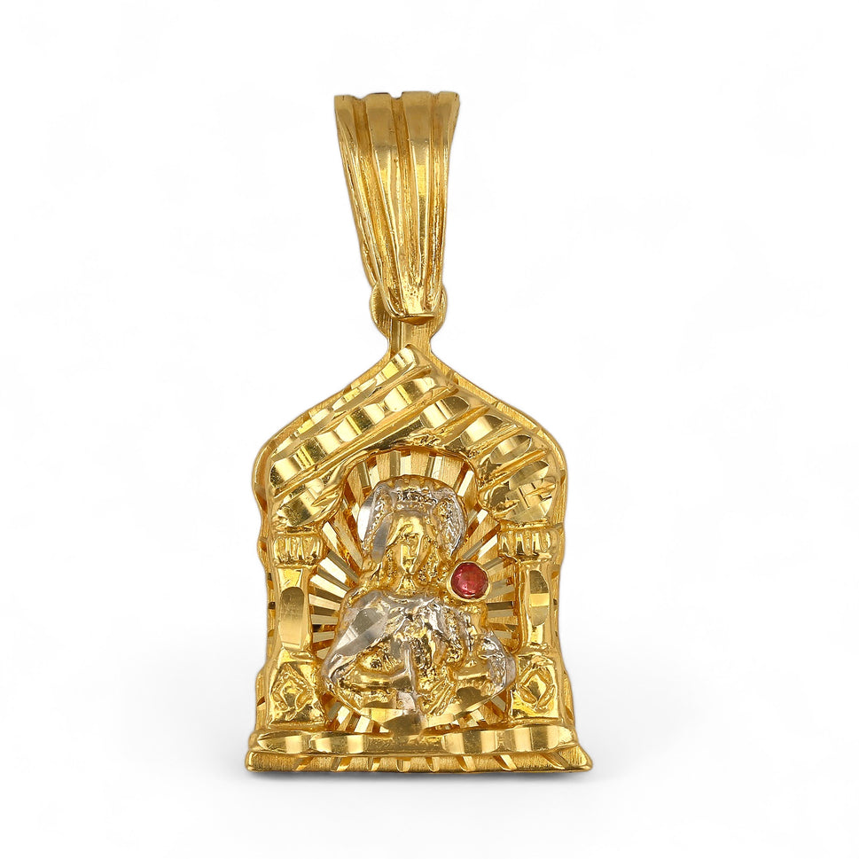 14Kt Gold Santa Barbara Pendant