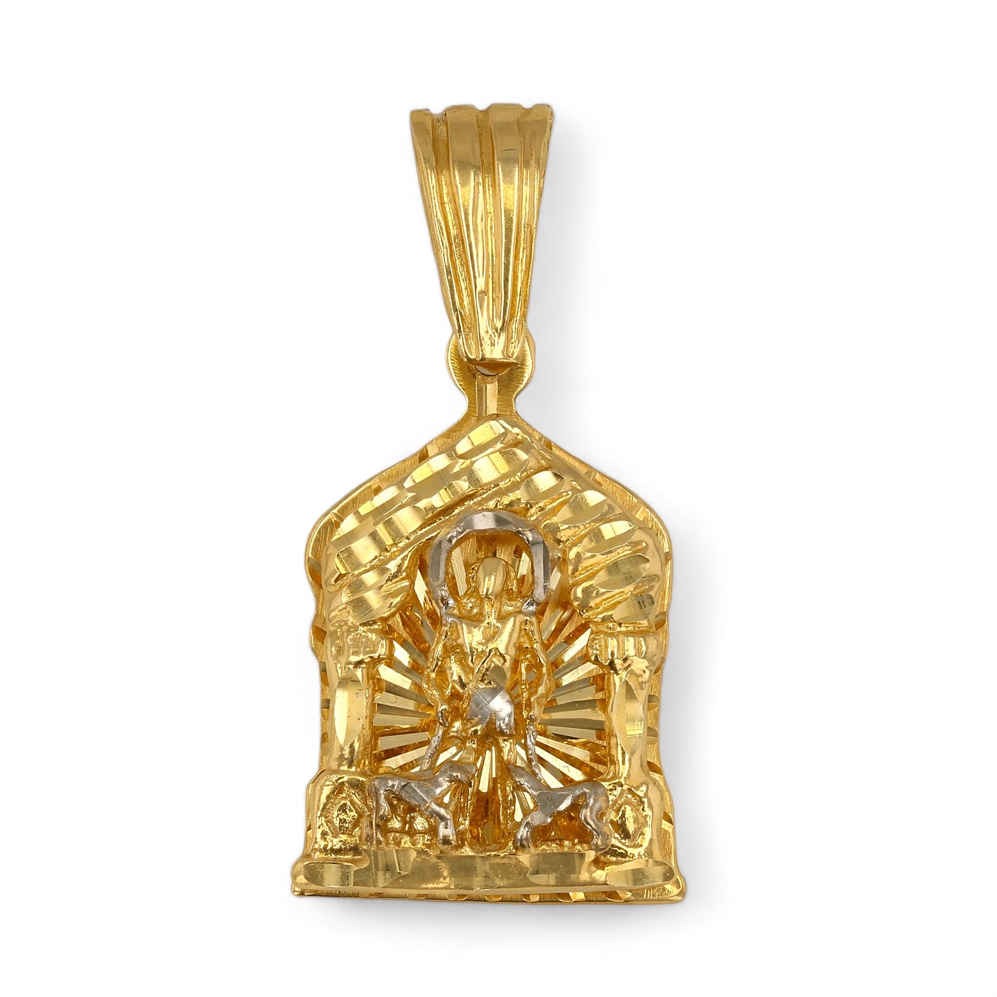 14Kt Gold San Lazaro Pendant