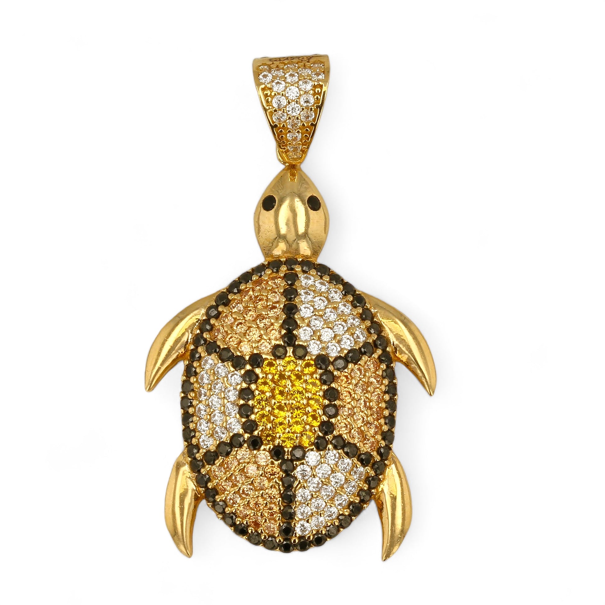 14Kt Gold Oh Turt Pendant