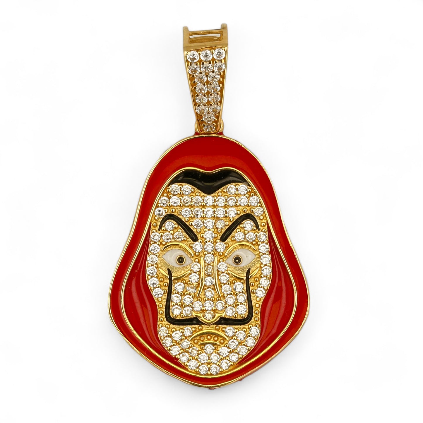 14Kt Gold Money Heist Pendant