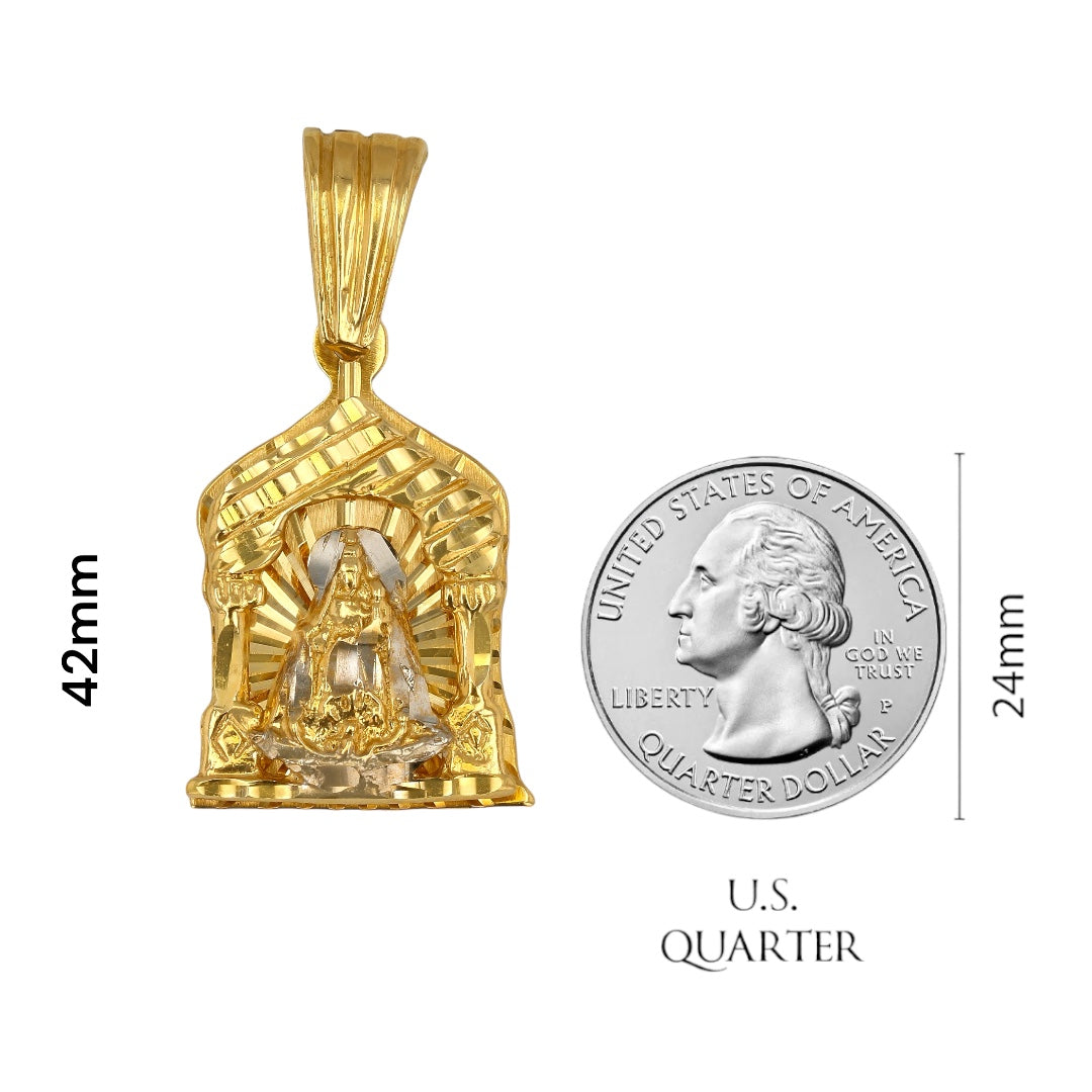 14Kt Gold Caridad Pendant