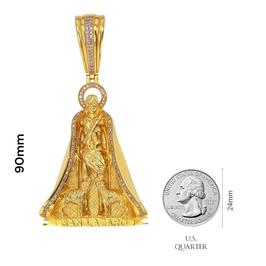 10Kt Gold S. Lazaro Pendant