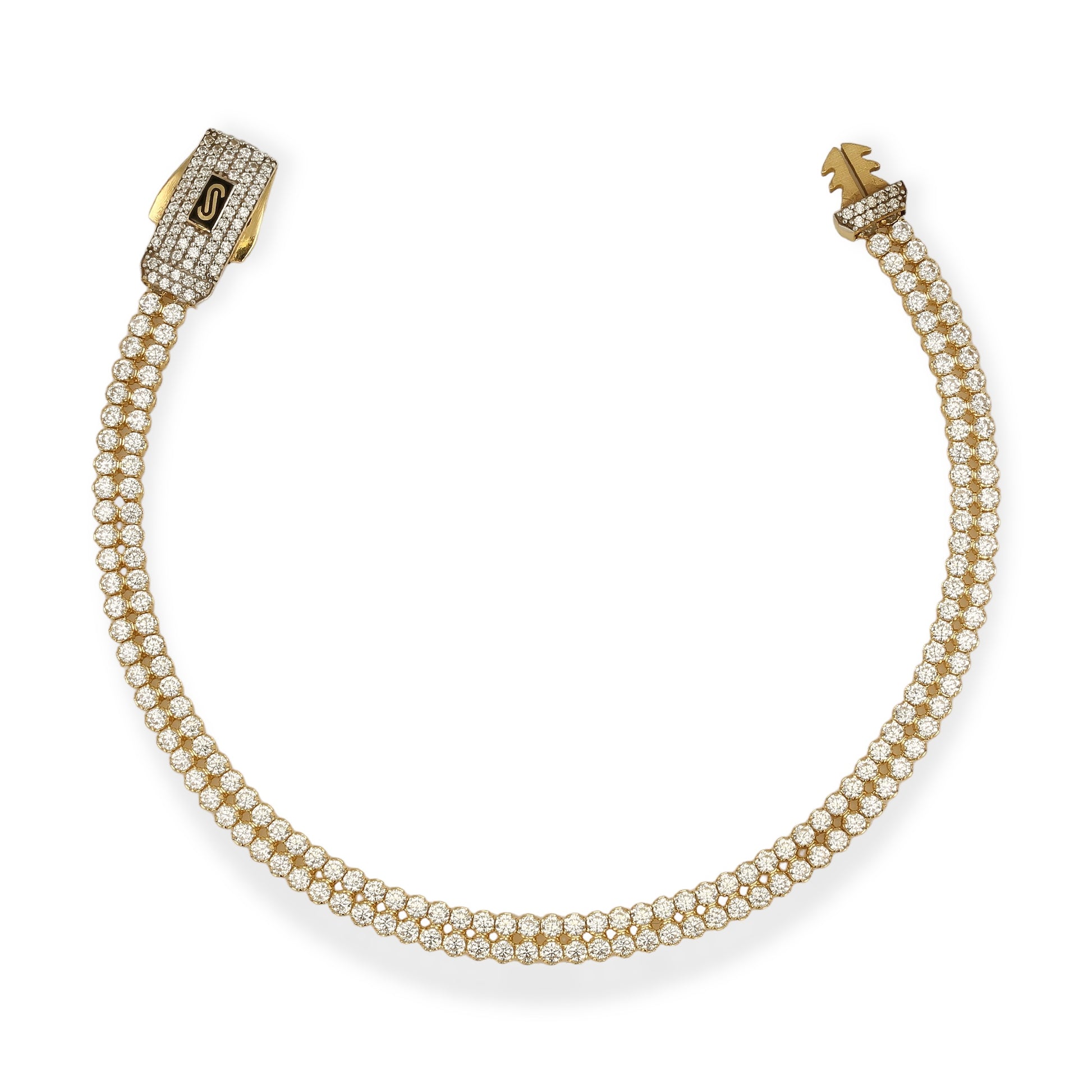 14K Gold Bracelet with Charms