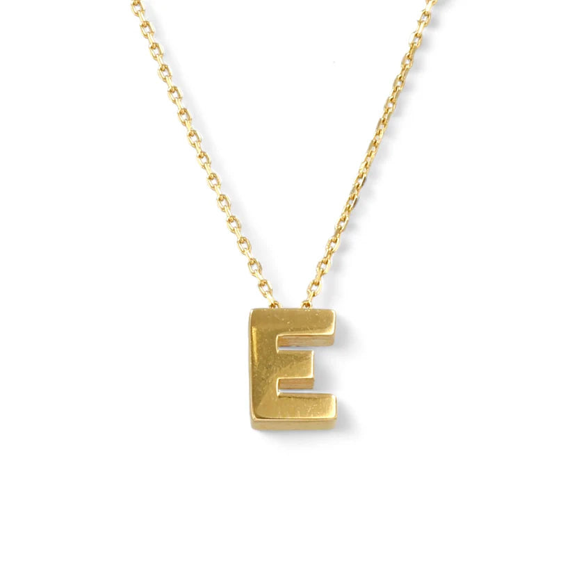 14K Gold Letter E Set