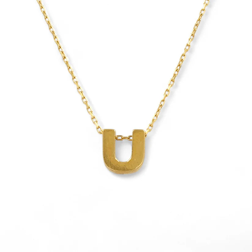 14K Gold Letter U Set