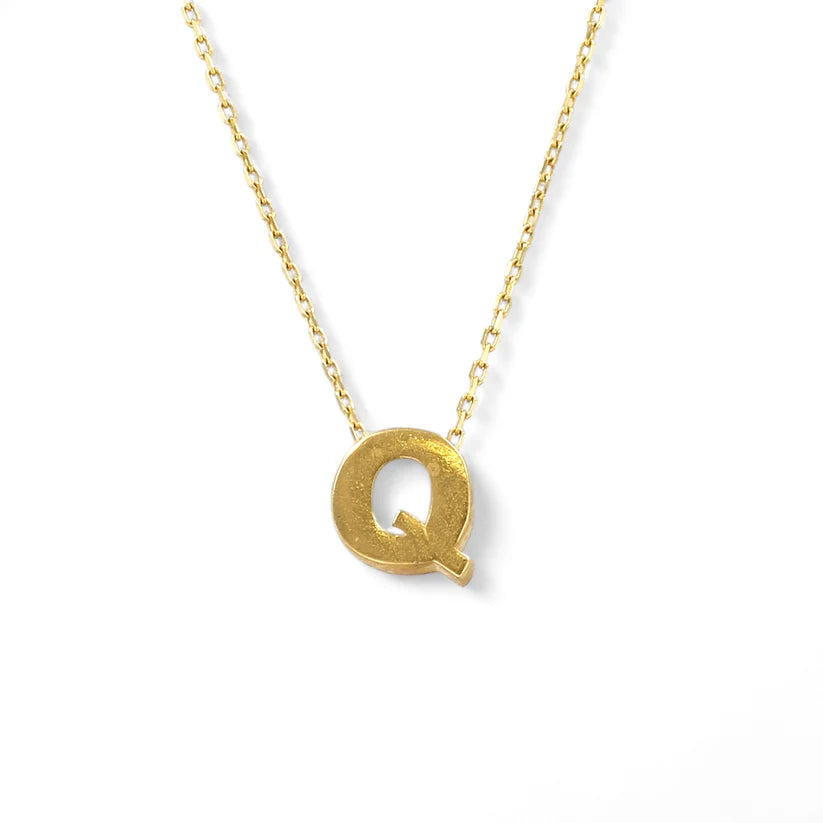 14K Gold Letter Q Set