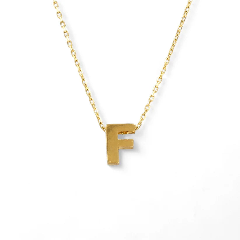 14K Gold Letter F Set