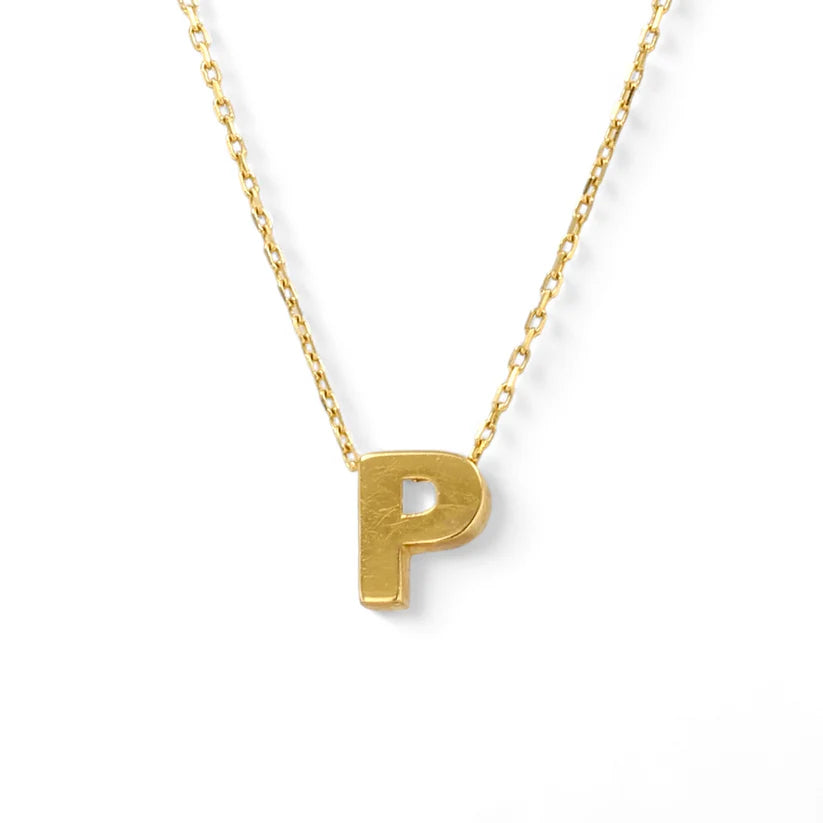 14K Gold Letter P Set