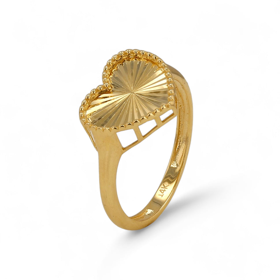 14K Gold Heart Ring