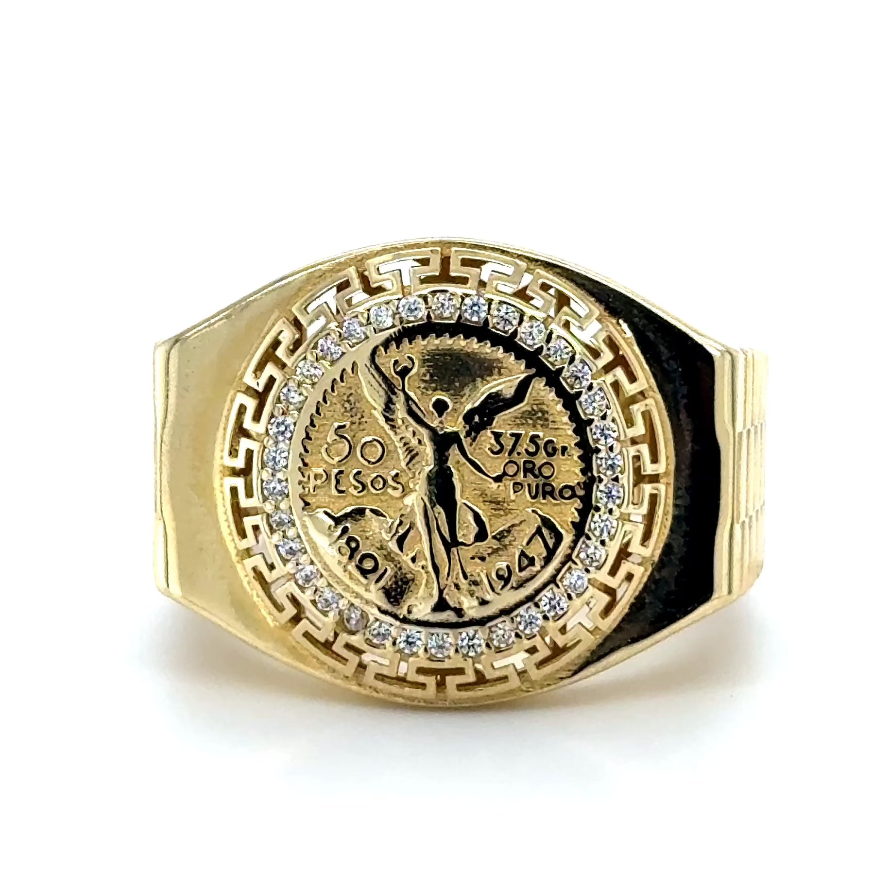 14Kt Gold Centenario Ring