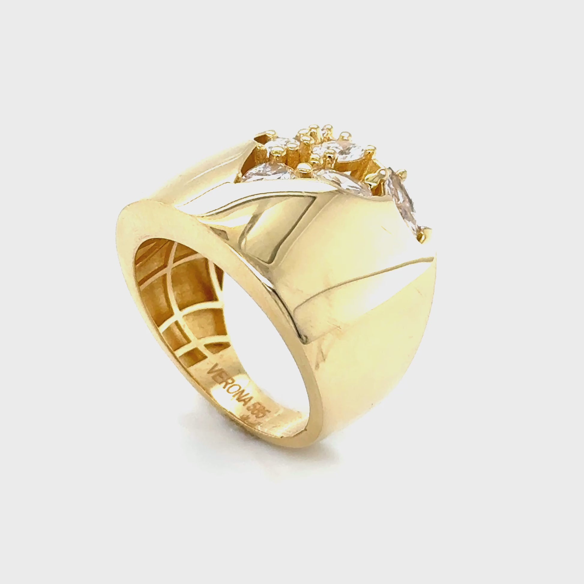 14K Gold Marquis Ring