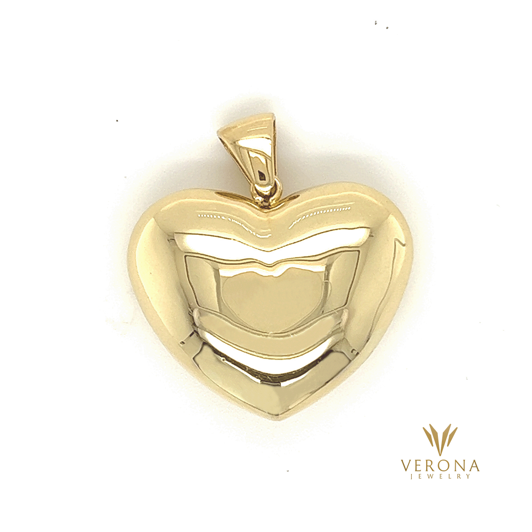 14Kt Gold Corazon Pendant