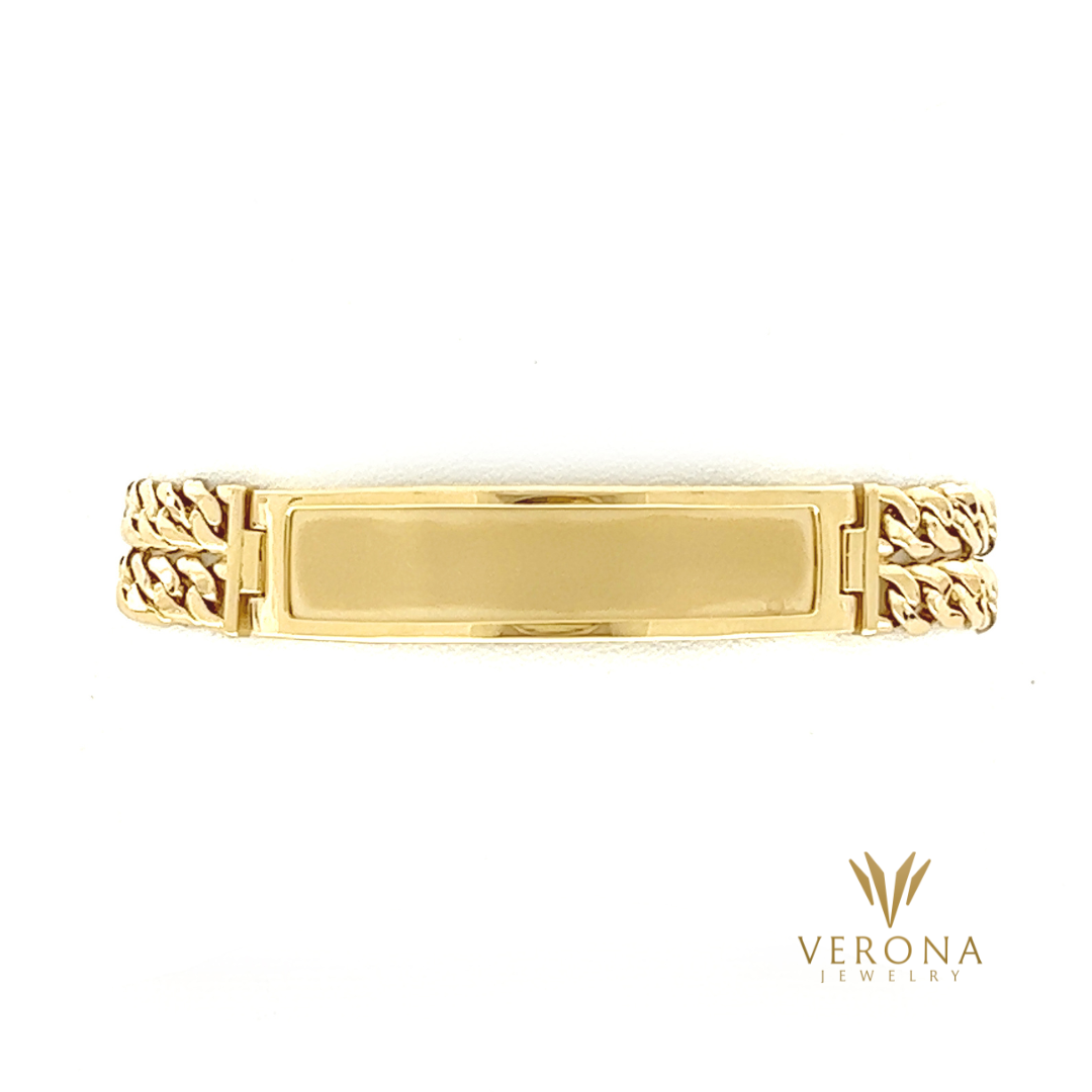 14K Gold ID Bracelet