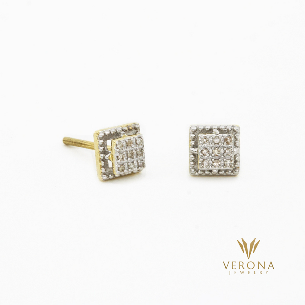 10Kt Gold and Diamond Pria Earring