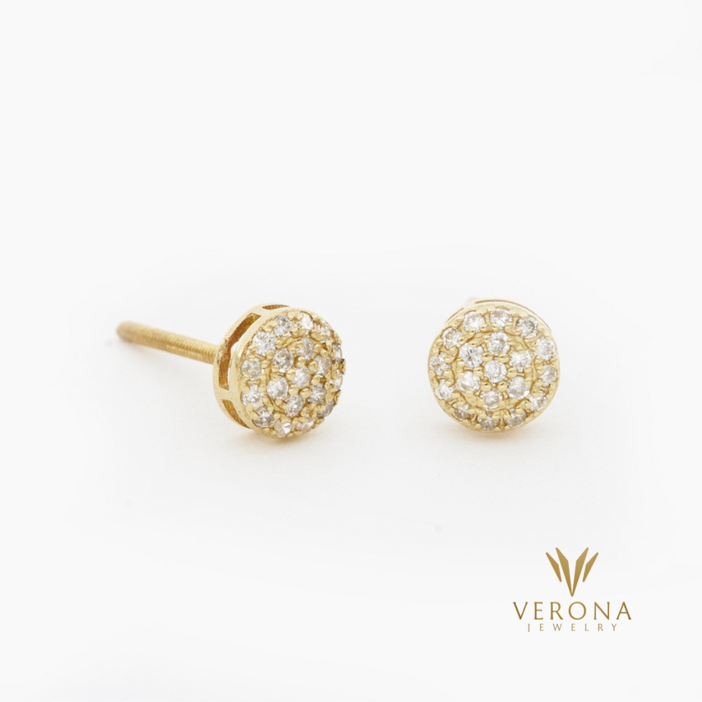 14Kt Gold and Diamond Grace Earring