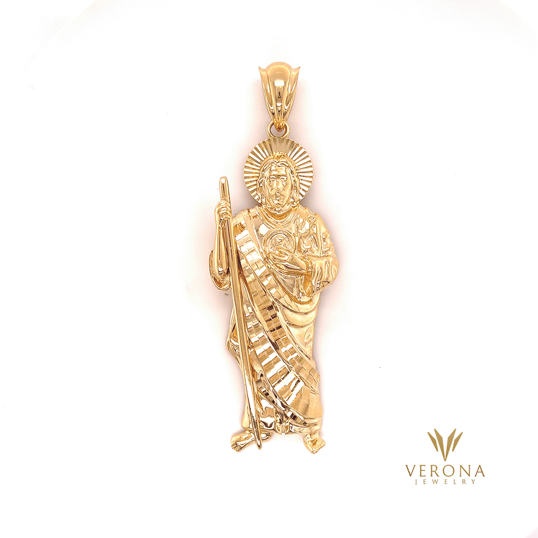 14Kt Gold S Judas Pendant