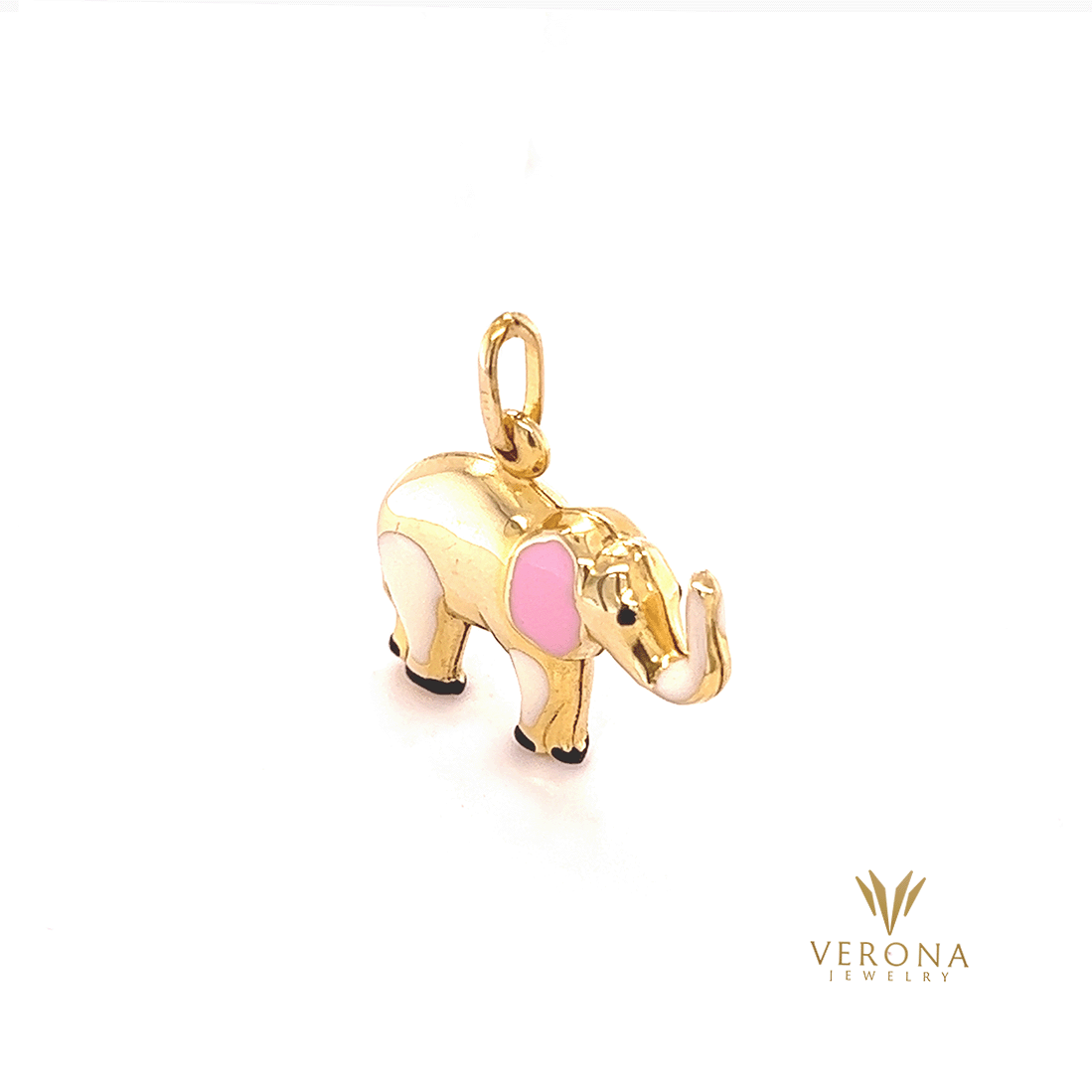 14Kt Gold Elefant Pendant