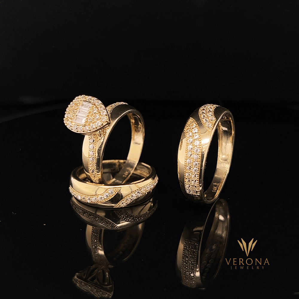 14Kt Gold Trio Join Set