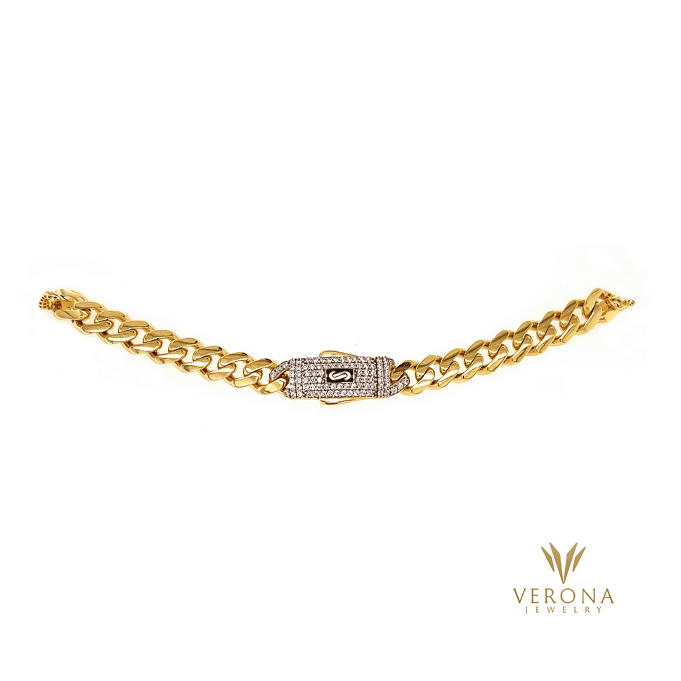 14K Gold Monaco Anklet