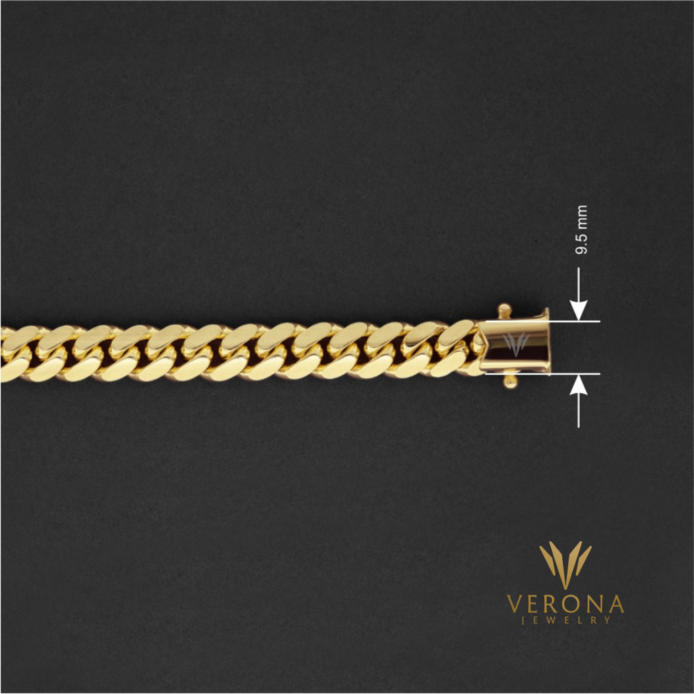 
                  
                    Gold Cuban Solid Bracelet
                  
                