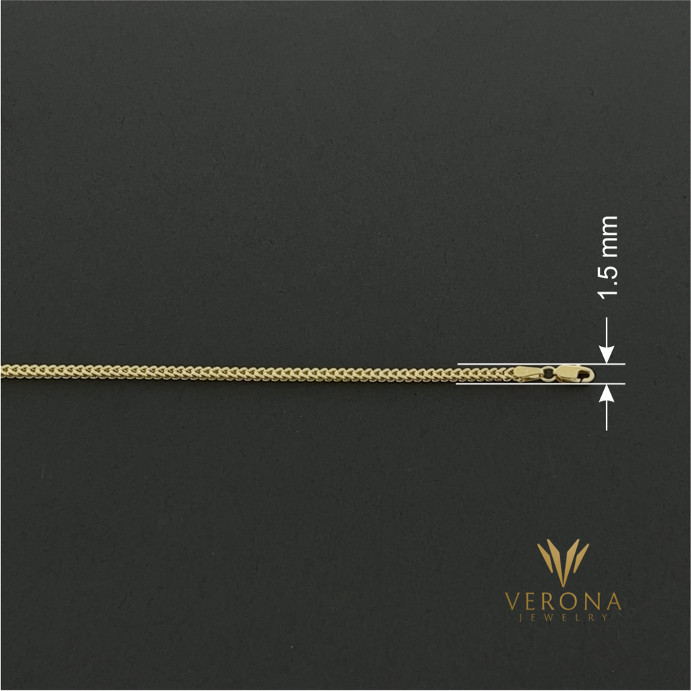 人気通販 Verona Jewelers 10K Gold 1.5MM Diamond Cut Rope Chain Necklace for Men  and Women- Braided Twist Chain Necklace 10K Necklace Sizeの通販はau PAY マーケット  クルリンストア｜商品ロットナンバー：497298843