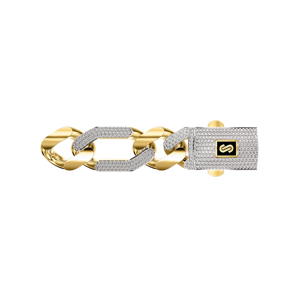 
                  
                    10Kt Gold Figaro Bracelet
                  
                