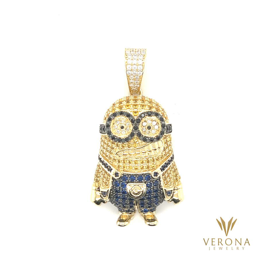 10Kt Gold Minion Pendant