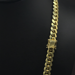 Gold Solid Cuban Chain