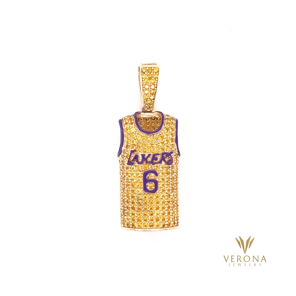 14Kt Gold Lakers Pendant